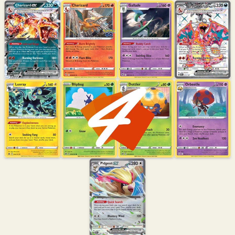CHARIZARD ex : Super Strong ! Orbeetle Engine ! PTCGL Gameplay (Pokemon OBSIDIAN FLAMES)